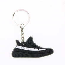 Load image into Gallery viewer, Mini Silicone BOOST 350 V2 Shoes Keychain Bag Charm Woman Men Kids Key Ring Key Holder Gift SPLY-350 Chic Sneaker Keychain