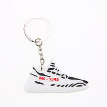 Load image into Gallery viewer, Mini Silicone BOOST 350 V2 Shoes Keychain Bag Charm Woman Men Kids Key Ring Key Holder Gift SPLY-350 Chic Sneaker Keychain
