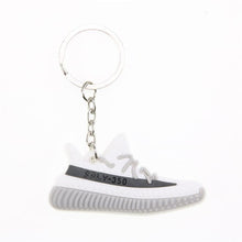 Load image into Gallery viewer, Mini Silicone BOOST 350 V2 Shoes Keychain Bag Charm Woman Men Kids Key Ring Key Holder Gift SPLY-350 Chic Sneaker Keychain

