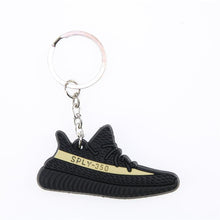 Load image into Gallery viewer, Mini Silicone BOOST 350 V2 Shoes Keychain Bag Charm Woman Men Kids Key Ring Key Holder Gift SPLY-350 Chic Sneaker Keychain
